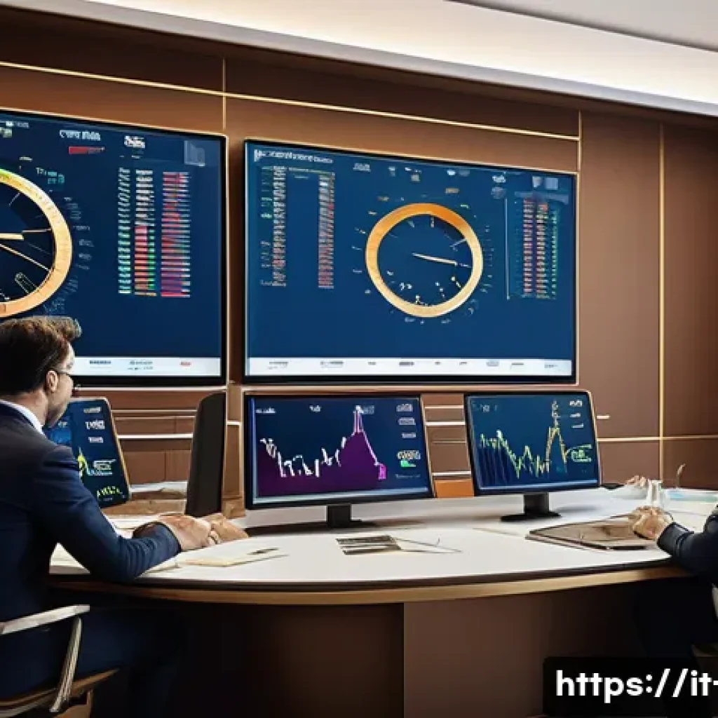 환율 안정성을 유지하는 방법 - A sophisticated Italian central bank office scene showing financial experts in formal attire discuss...