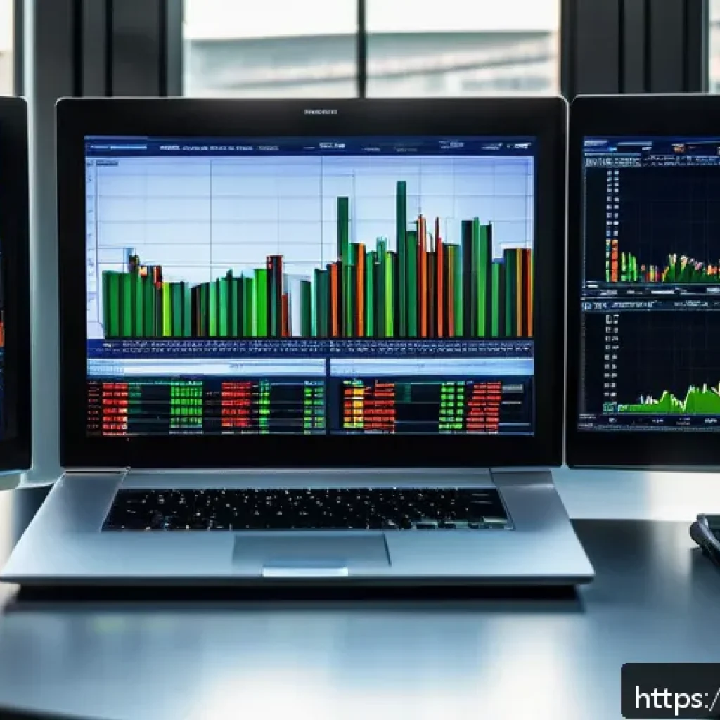 외환 시장 주요 통화 쌍 - A sophisticated financial trading room in Milan, Italy, featuring multiple high-resolution monitors ...